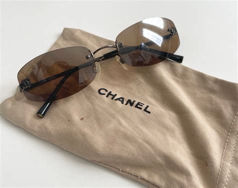 chanel round sunglasses ebay|Chanel frameless sunglasses.